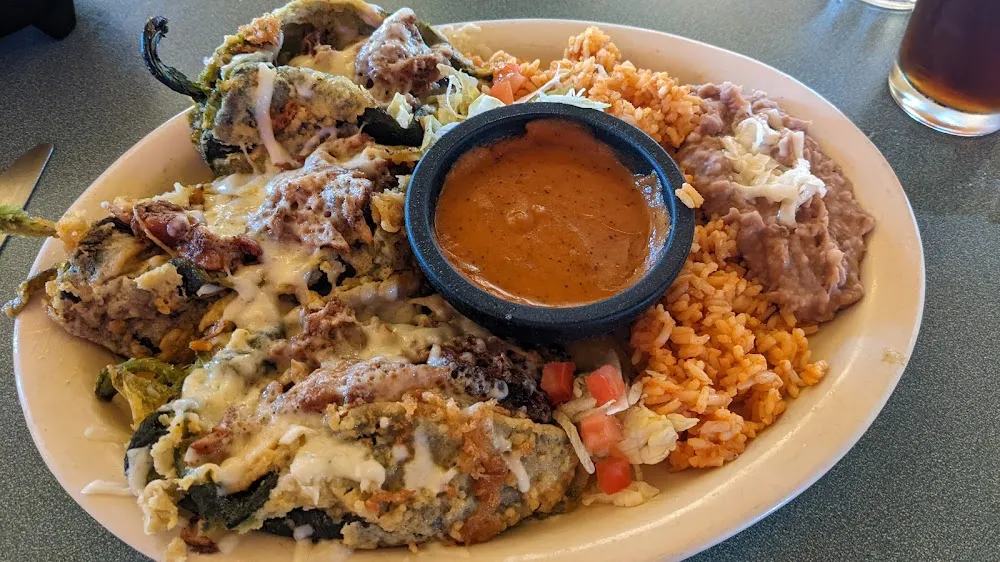 Chile Rellenos with Carnitas
